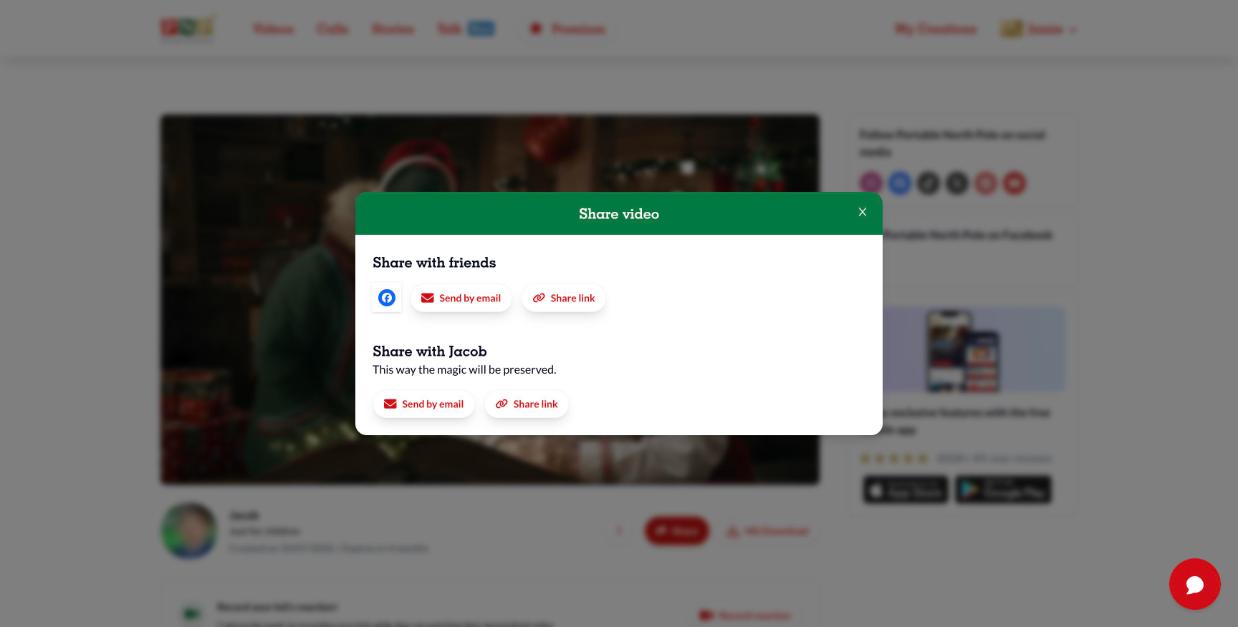 Share video window